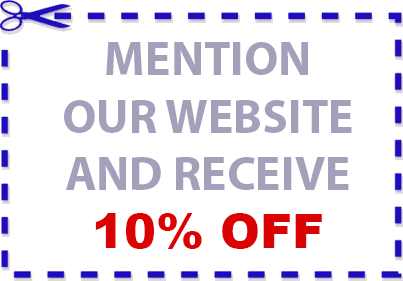 Mention Website and Receive 10% OFF